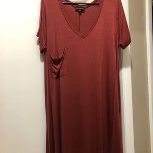Maroon summer dress